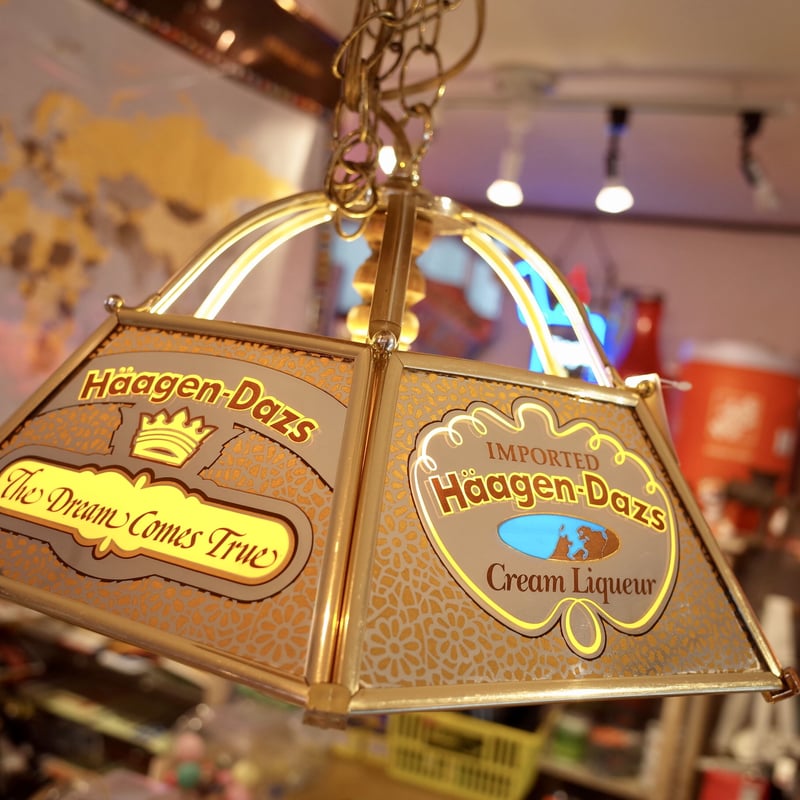 ビンテージ 希少 Haagen Dazs ハーゲンダッツ シャンデリア ランプ