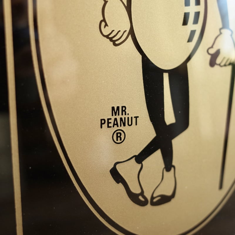 ビンテージ ミスターピーナッツ Mr Peanuts 壁掛け時計 クロック ビンテージ ミスターピーナッツ Mr Peanuts 壁掛け時計 クロック