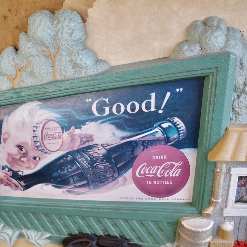デッドストック 90's Coca Cola コカコーラ 時計 壁掛け 動作 デッドストック 90's Coca Cola コカコーラ 時計 壁掛け 動作