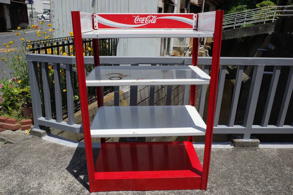 ビンテージ Coca Cola コカコーラ メタルラック 棚 看板 COKE 世田谷
