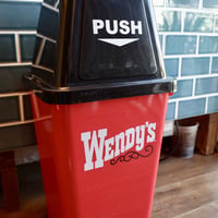 ２０L  Wendy's ウェンディーズ ロゴ ダストボックス ゴミ箱 アメリカ ダイナー
