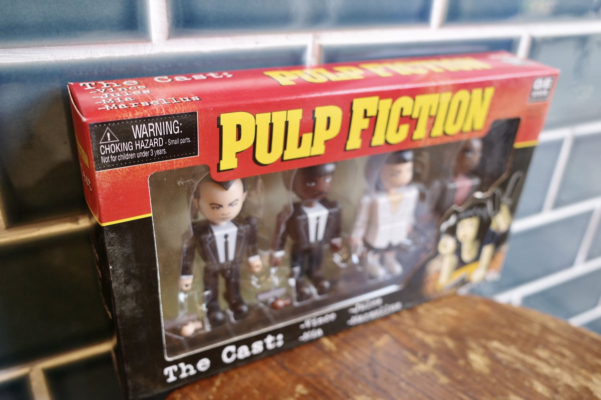 Pulp Fiction リ アクション フィギュア パルプフィクション ３体 Pulp Fiction リ アクション フィギュア パルプフィクション 3