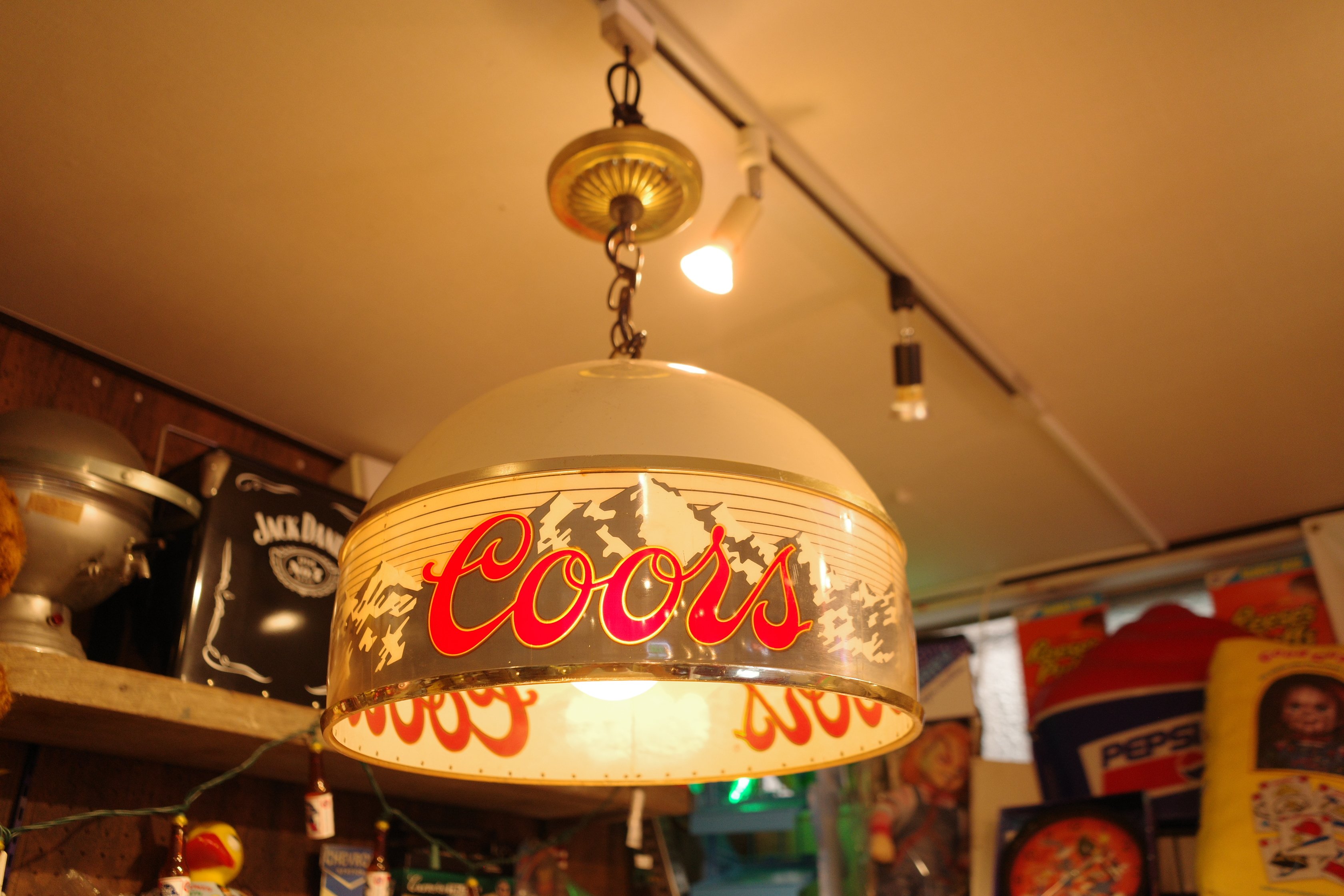 ビンテージ COORS クアーズ ビール BEER 吊り下げランプ 照明 アメリカ