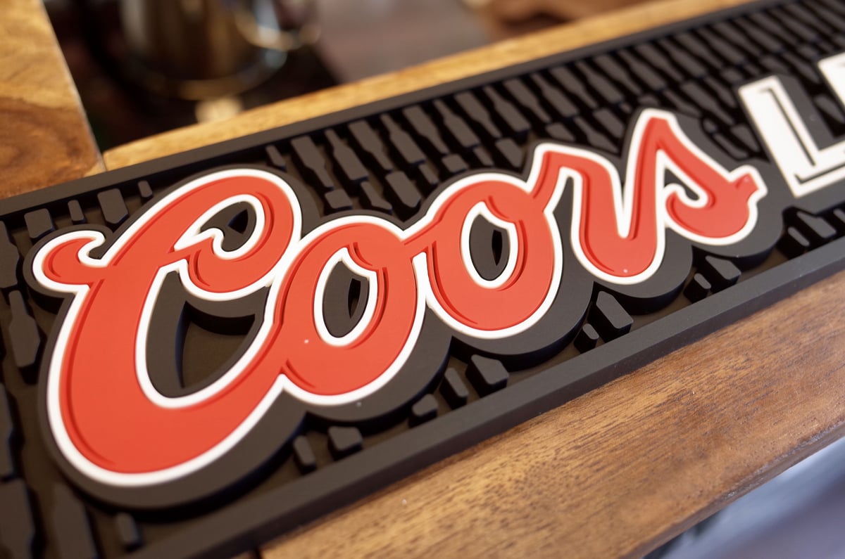 Coors Light クアーズ ビール BAR MAT バーマット 店舗 | Collec