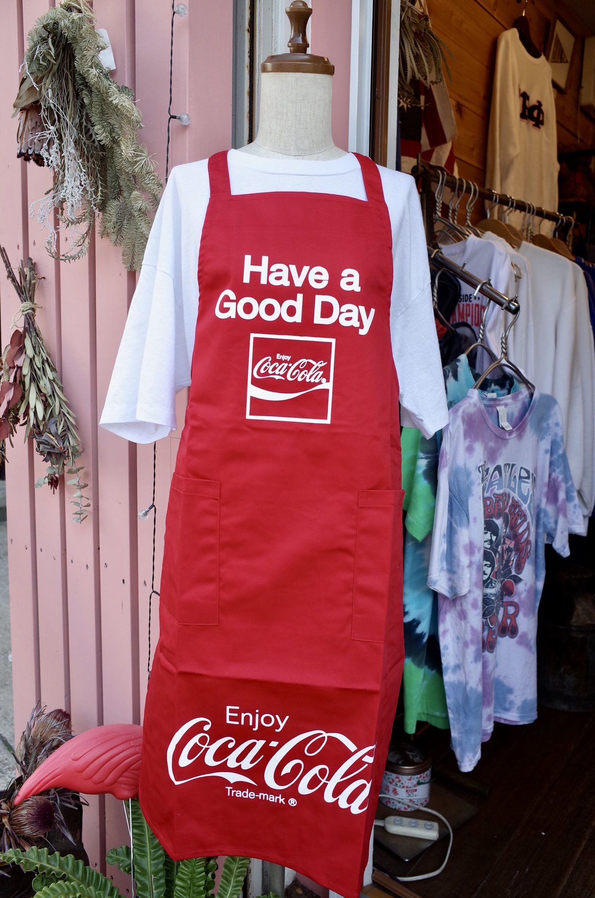 Coca Cola コカコーラ エプロン RD クラシック APRON アメリカン ハンバーガー キッチン