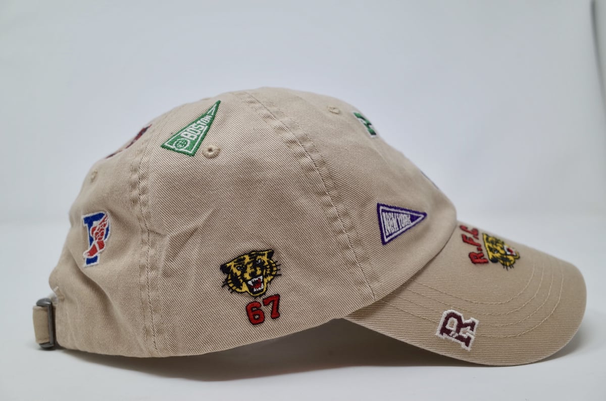 (希少)ポロべア　虎刺繍POLO ラルフローレン　ベージュキャップ 希少)ポロPOLO ラルフローレン虎刺繍 ベージュキャップ - メルカリ