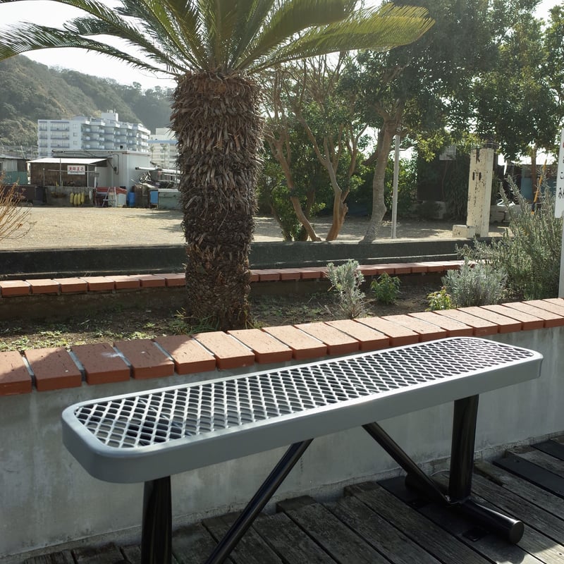アメリカ パークベンチ 公園 BENCH 椅子 GRAY カリフォルニア 