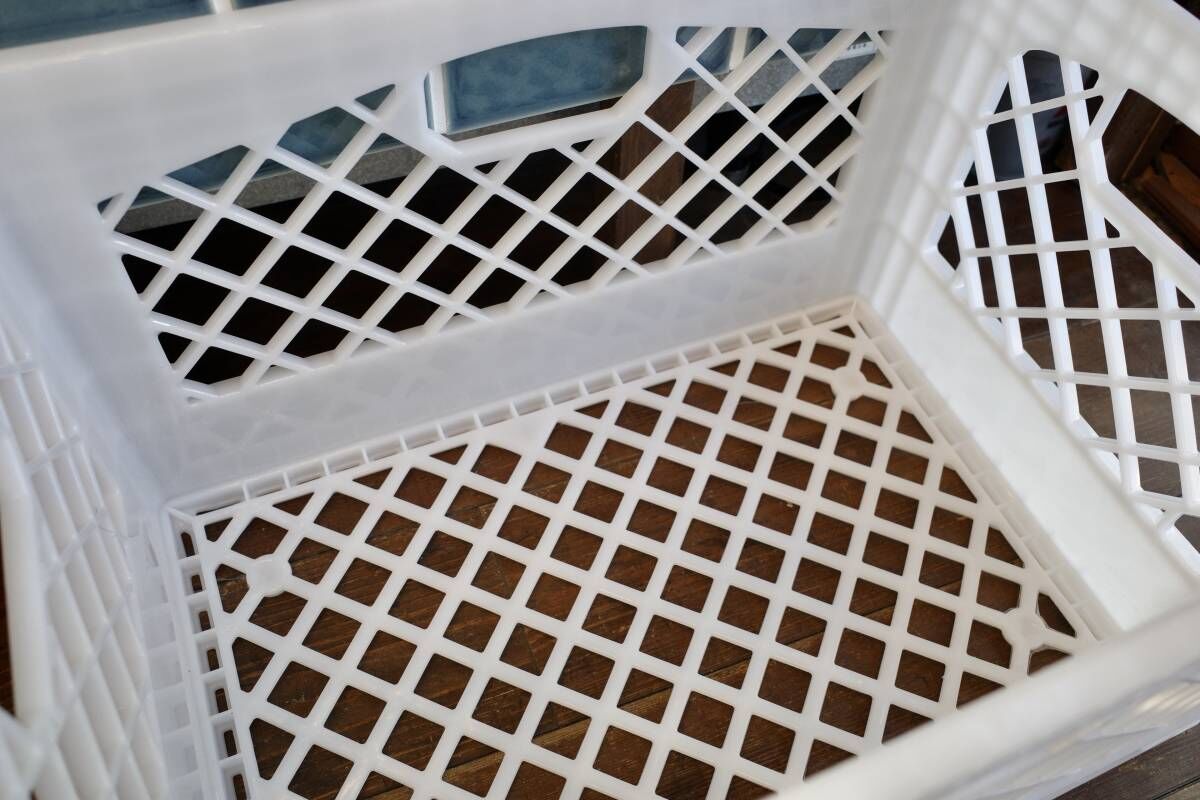 AS MILK CRATE ミルククレート Lサイズ WHITE ボックス 箱 棚