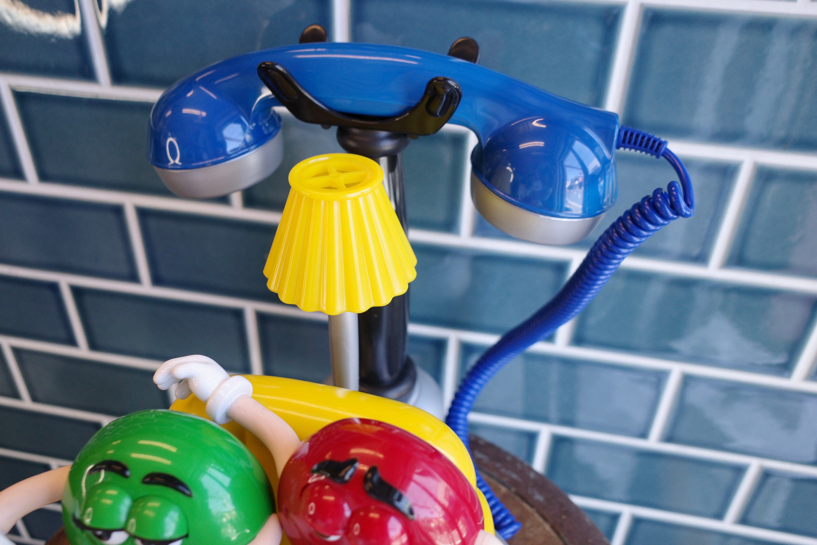 エムアンドエムズ 電話機 新品未使用 M&M'S エムアンドエムズ 電話機 ライトアップ アメリカ USA