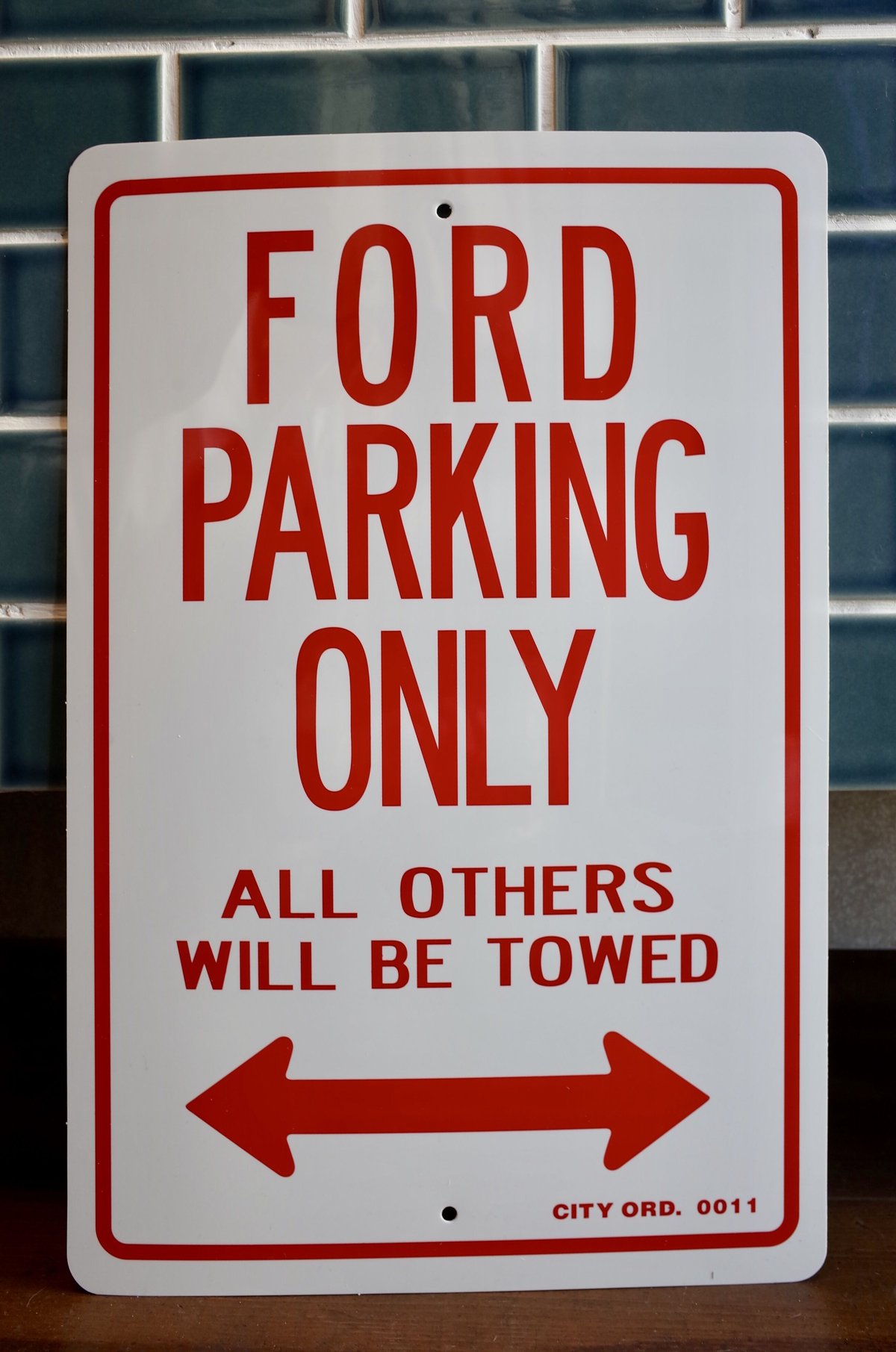 FORD パーキング看板 FORD PARKING ONLY フォード 駐車 看板 プレート プラサイン | Colle