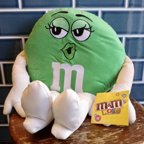 新品 M＆M’s エムアンドエムズ GREEN プラッシュ PLUSH 世田谷ベース インテリア