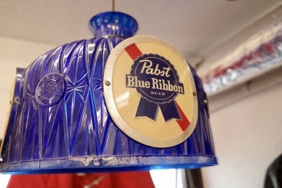 送料無料】パブスト ハンギングライト Pabst 繰り返し Blue 送料無料】パブスト ハンギングライト Pabst 繰り返し Blue