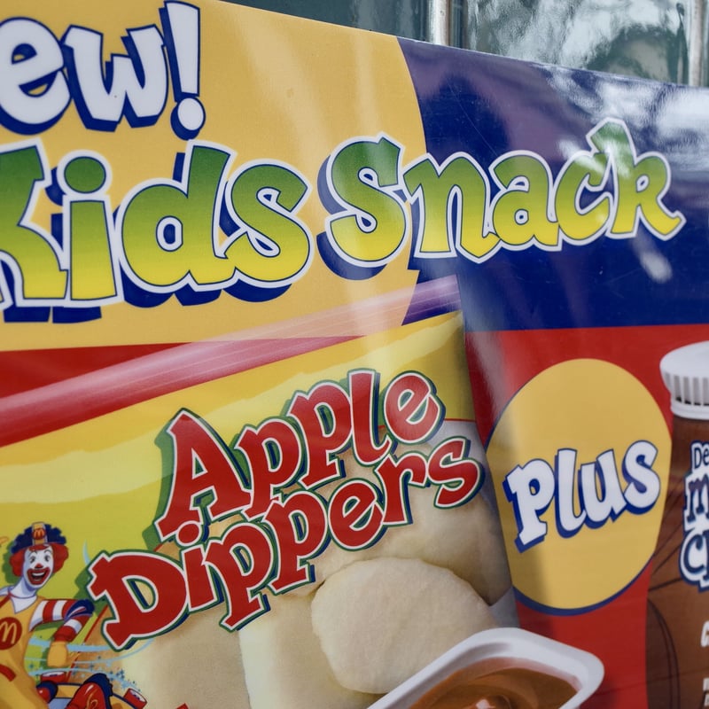 Vintage 2003 Mcdonald's マクドナルド メニューサイン Kid's S