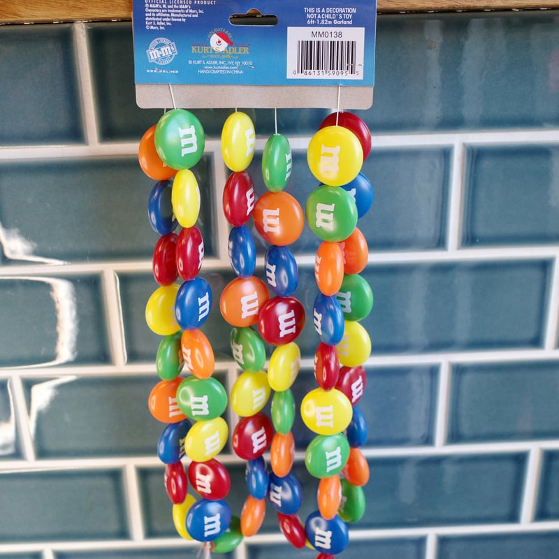 m&m'sエムアンドエムズ　オーナメント　ガーランド M&M's オーナメント ガーランド ディスプレイ 装飾