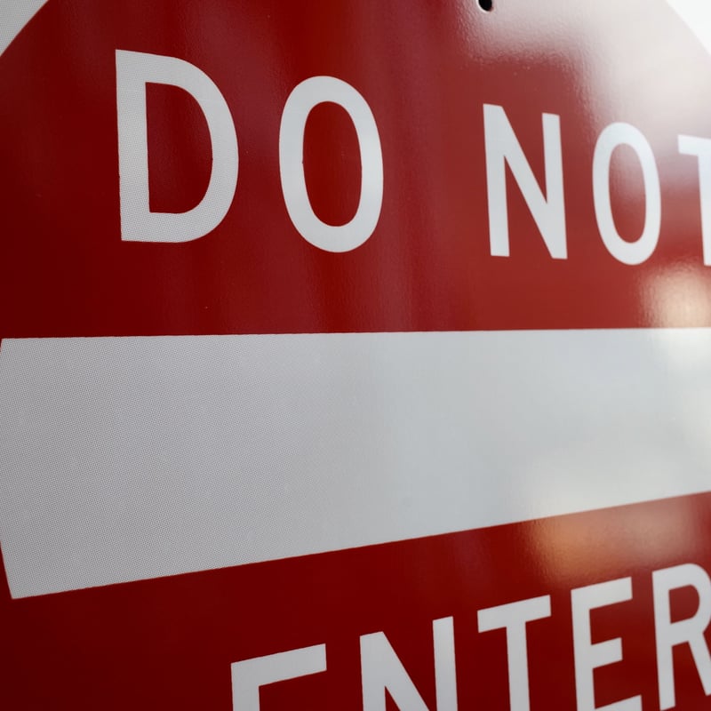 DO NOT ENTER 立ち入り禁止 アメリカ製 看板 ロードサイン PFS