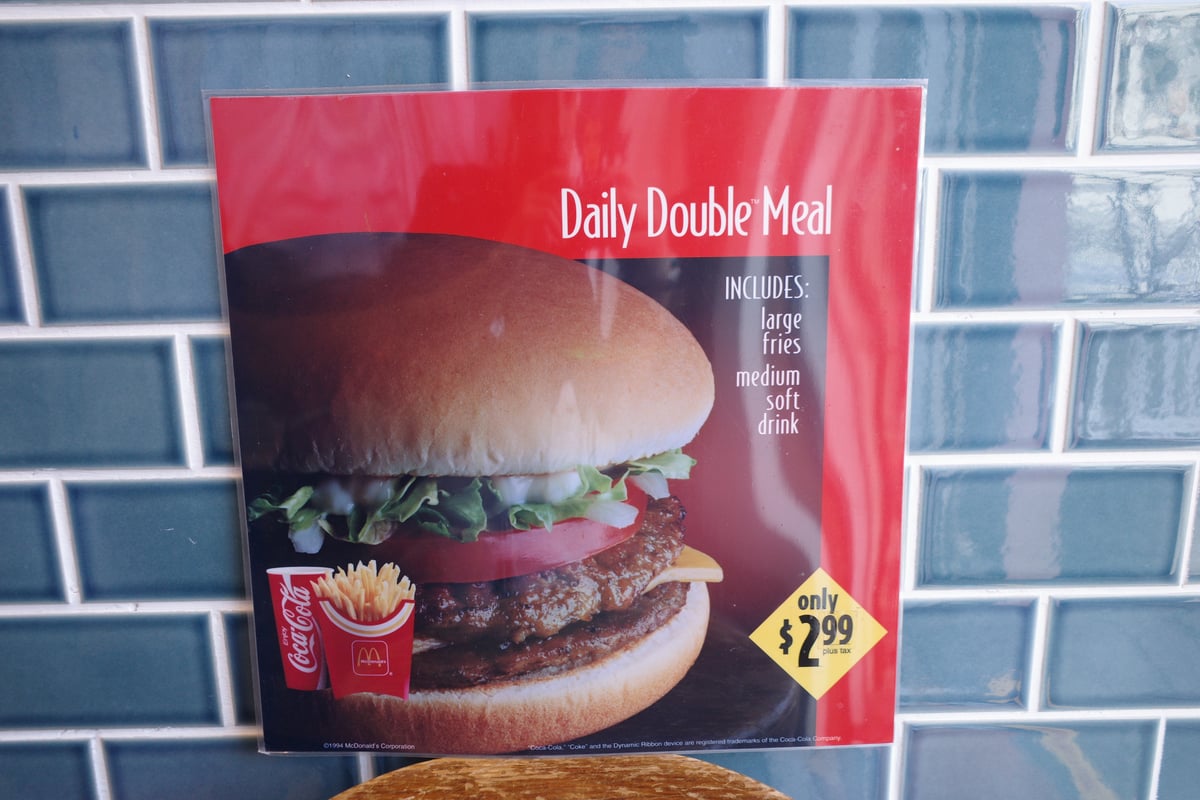 ビンテージ Mcdonald's トランスライト サイン 看板 マクドナルド