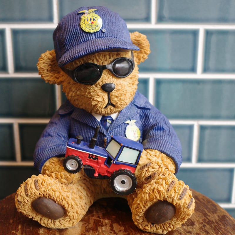 新品 FFA BEAR ベア バンク アメリカ 農学校 貯金箱 | Collection Ma