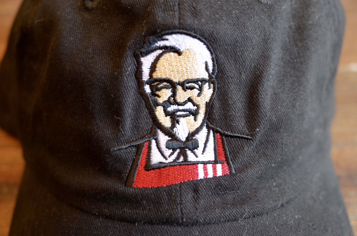 KFC Cap BLK ケンタッキーフライドチキン キャップ ブラック