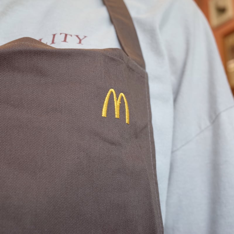 Deadstock 1980's Mcdonald's Apron Brown | Colle