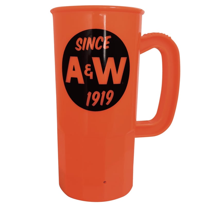 タンブラー　プラカップ　セット売り　ルートベア　A&W エンダー 新品 A＆W ROOT BEER MUG ルートビア プラスチックマグ アメリカ製 | C