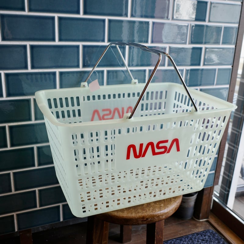 新品 NASA 蓄光 ショッピングバスケット かご 収納 アメリカ USA