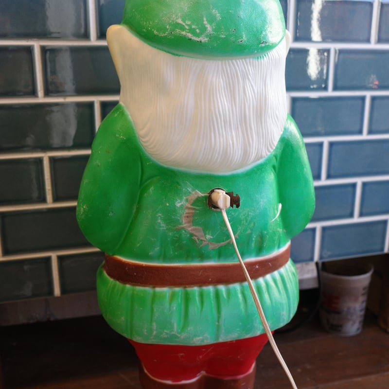 ビンテージ vintage サンタクロース 小人 スタンド ライト X'mas