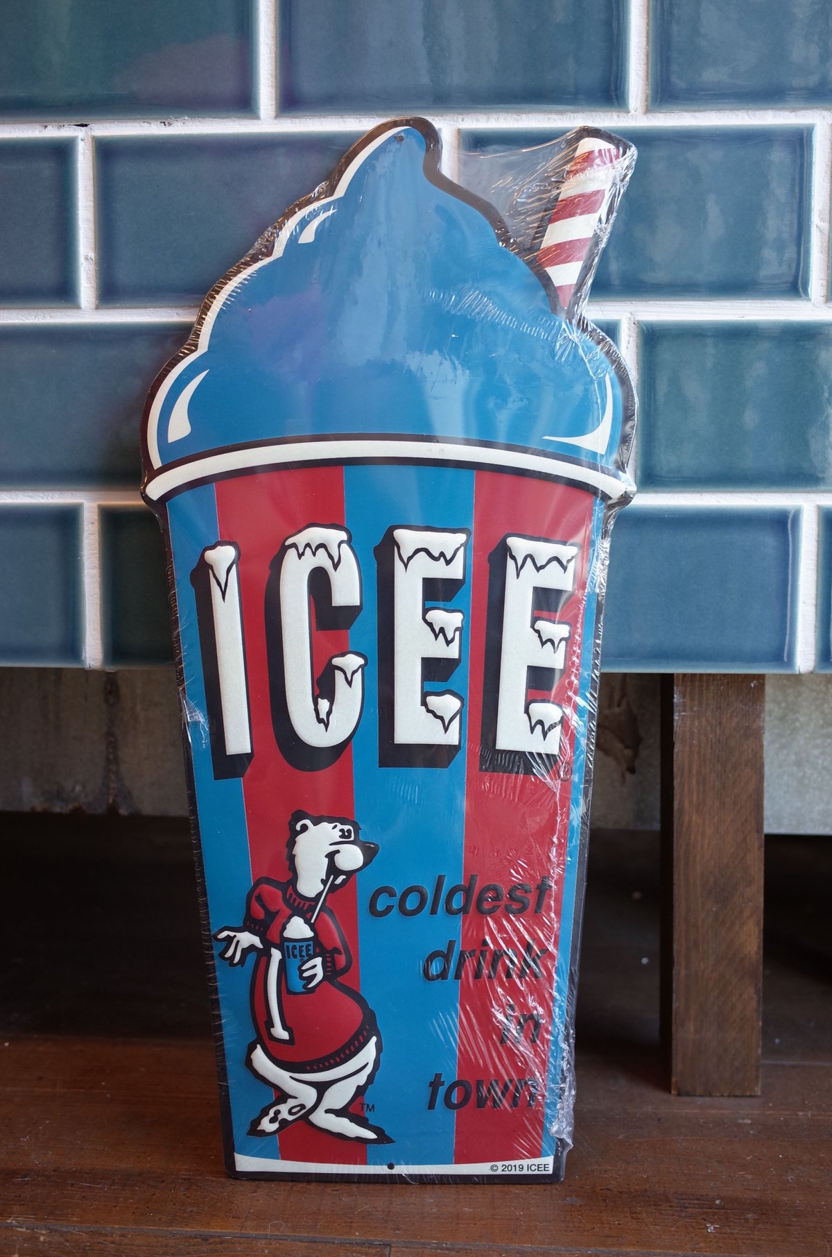 80年代 アイシー ICEE スラッシュ メニューボード USA 看板 店舗用 80年代 アイシー ICEE スラッシュ メニューボード USA 看板 店舗用
