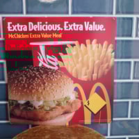 マクドナルド　マック　バナー　ヴィンテージ 店舗　ショップ Vintage Mcdonald's マクドナルド ショップバナー Get It Go |