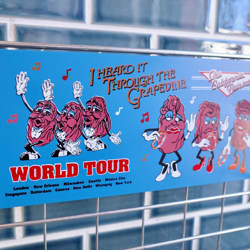 新品 CALIFORNIA RAISINS カリフォルニアレーズン ワイヤーラック 棚 什