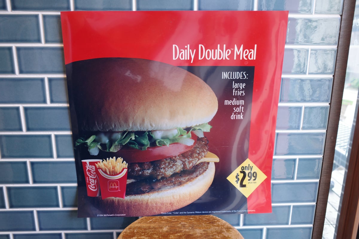 ビンテージ Mcdonald's ビッグ トランスライト サイン 看板