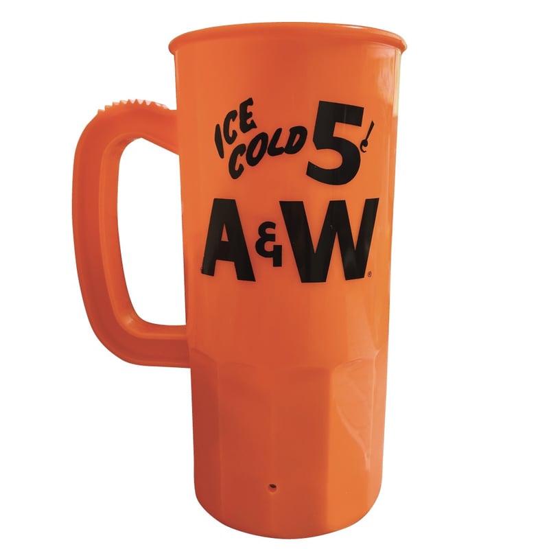 新品 A＆W ROOT BEER MUG ルートビア プラスチックマグ アメリカ製 | C
