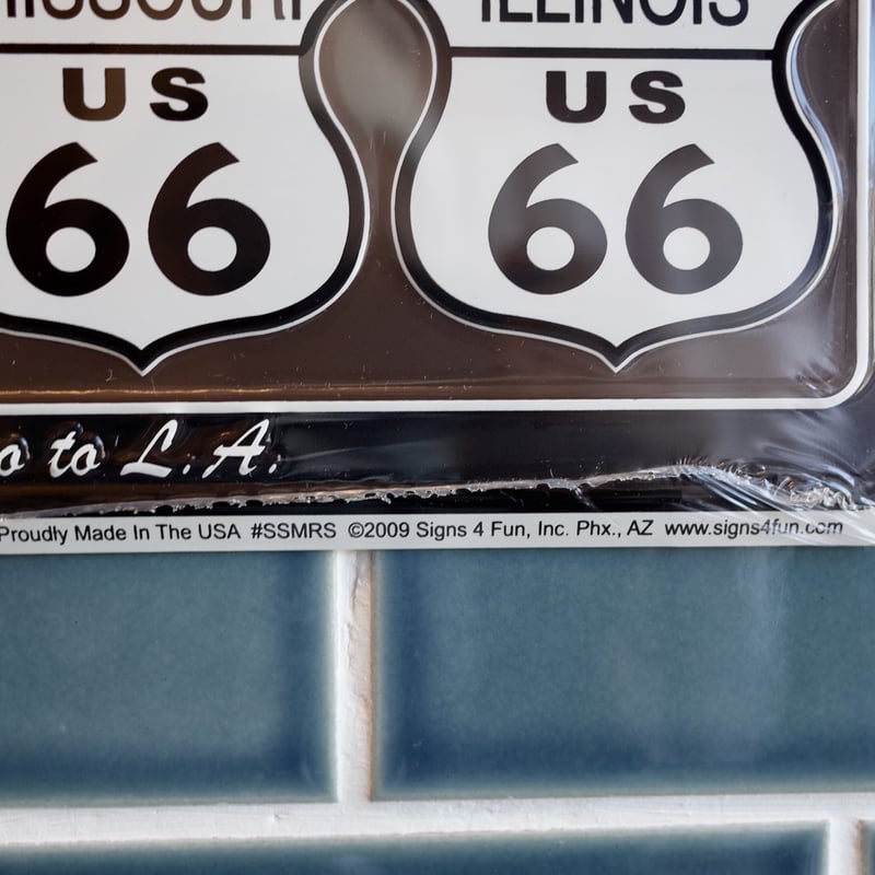 新品 ROUTE66 ルート66 メタルサイン 看板 BLK エンボス 新品 ROUTE66 ルート66 メタルサイン 看板 BLK エンボス