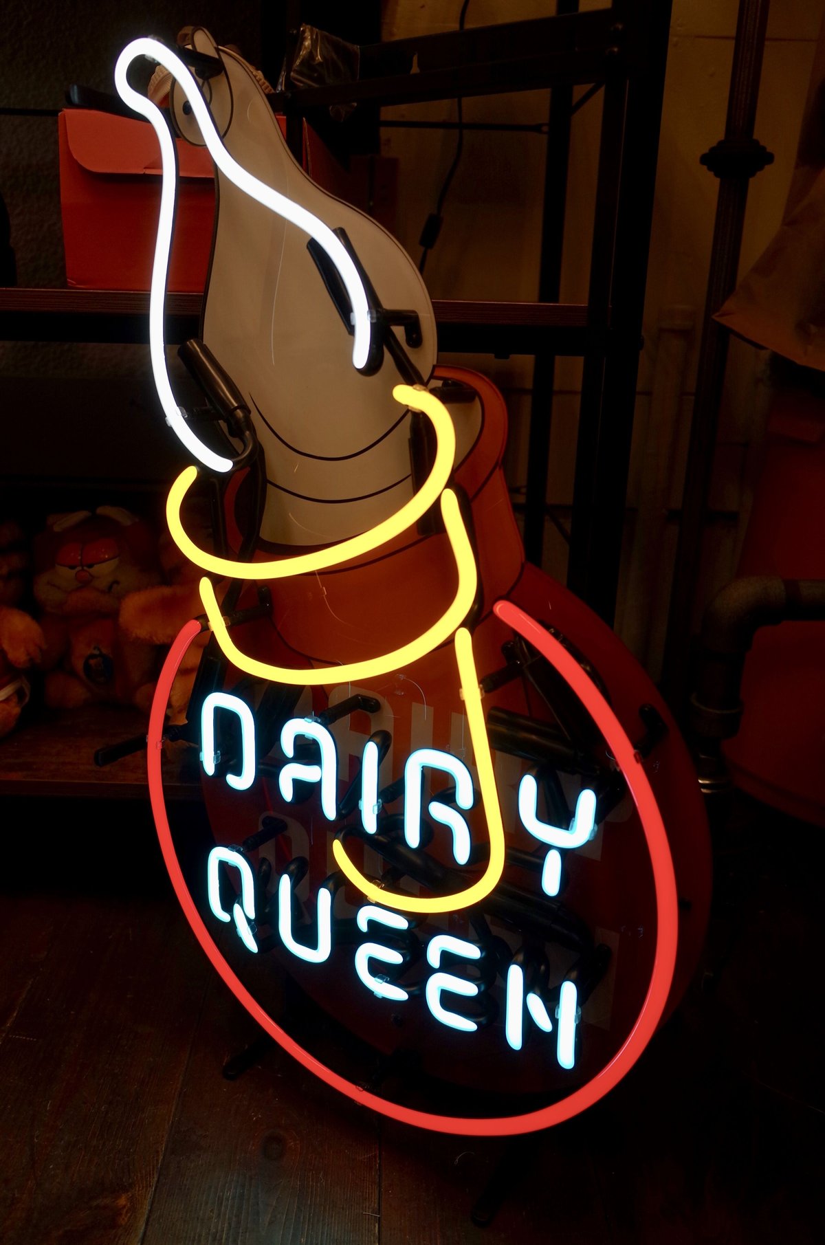 ネオン管 ネオンサイン DAIRYQUEEN デイリークイーン ソフトクリーム 