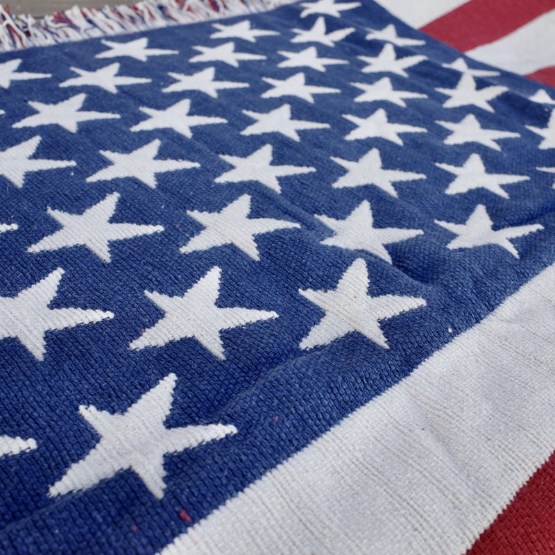 ラグマット アメリカン 新品 USA FLAG ラグマット ジャイアントハーフ