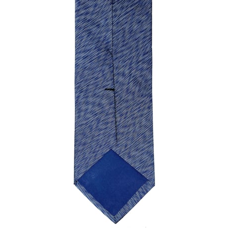 大島紬ネクタイ　（無地/ブルー）