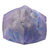 大島紬マスクカバー（パープル蝶）【HG0016-119】