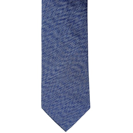 大島紬ネクタイ　（無地/ブルー）