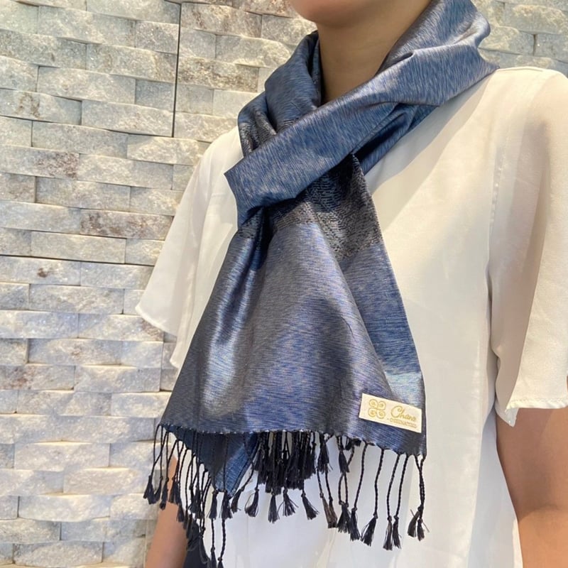 新品・高級ミンク100%】ミンクショール フリンジ付 大判 60×200cm