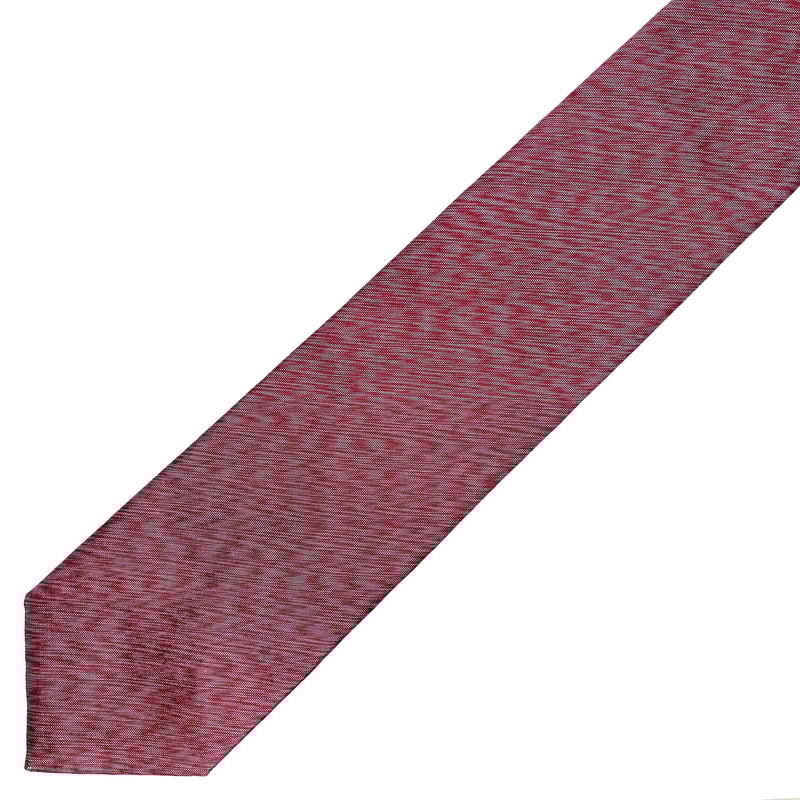 大島紬ネクタイ （無地/レッド） | 藤絹織物株式会社