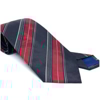 大島紬ネクタイ（ストライプX）