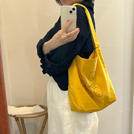 pot and tea lemon tote