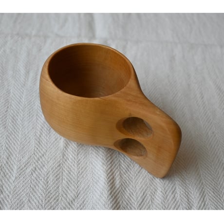 Vintage wooden cup or kåsa, kuksa, guksi