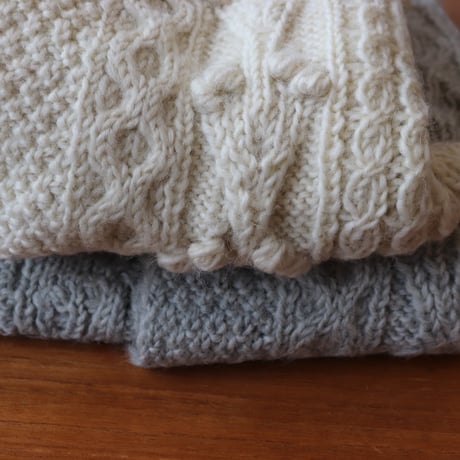 raha handknitted peplum cardigan grey