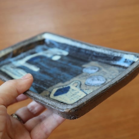 Kai Klinge rectangler bowl / wall plate