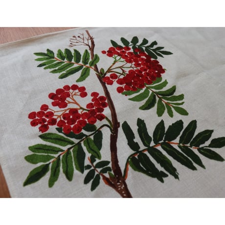 Jobs  handprinted linen cloth