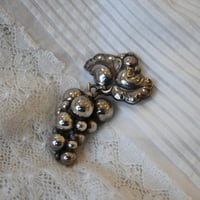 Georg Jensen moonlight grape  silver brooch
