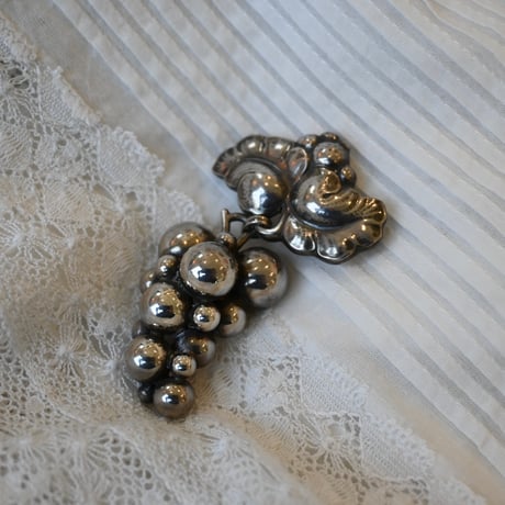 Georg Jensen moonlight grape  silver brooch