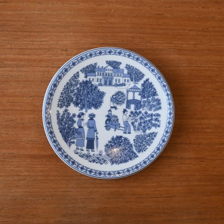 Arabia mini plate 'summer' | plum