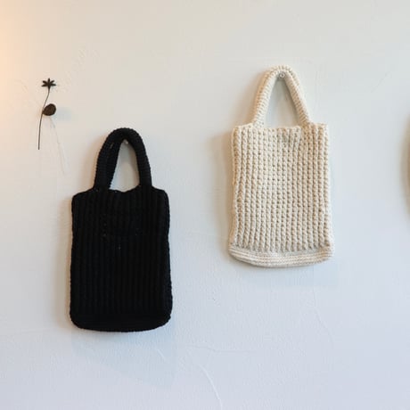 odnu handknitted tote bag small