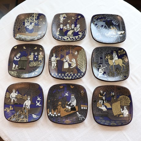 arabia kalevala 1994 annual  wall plate